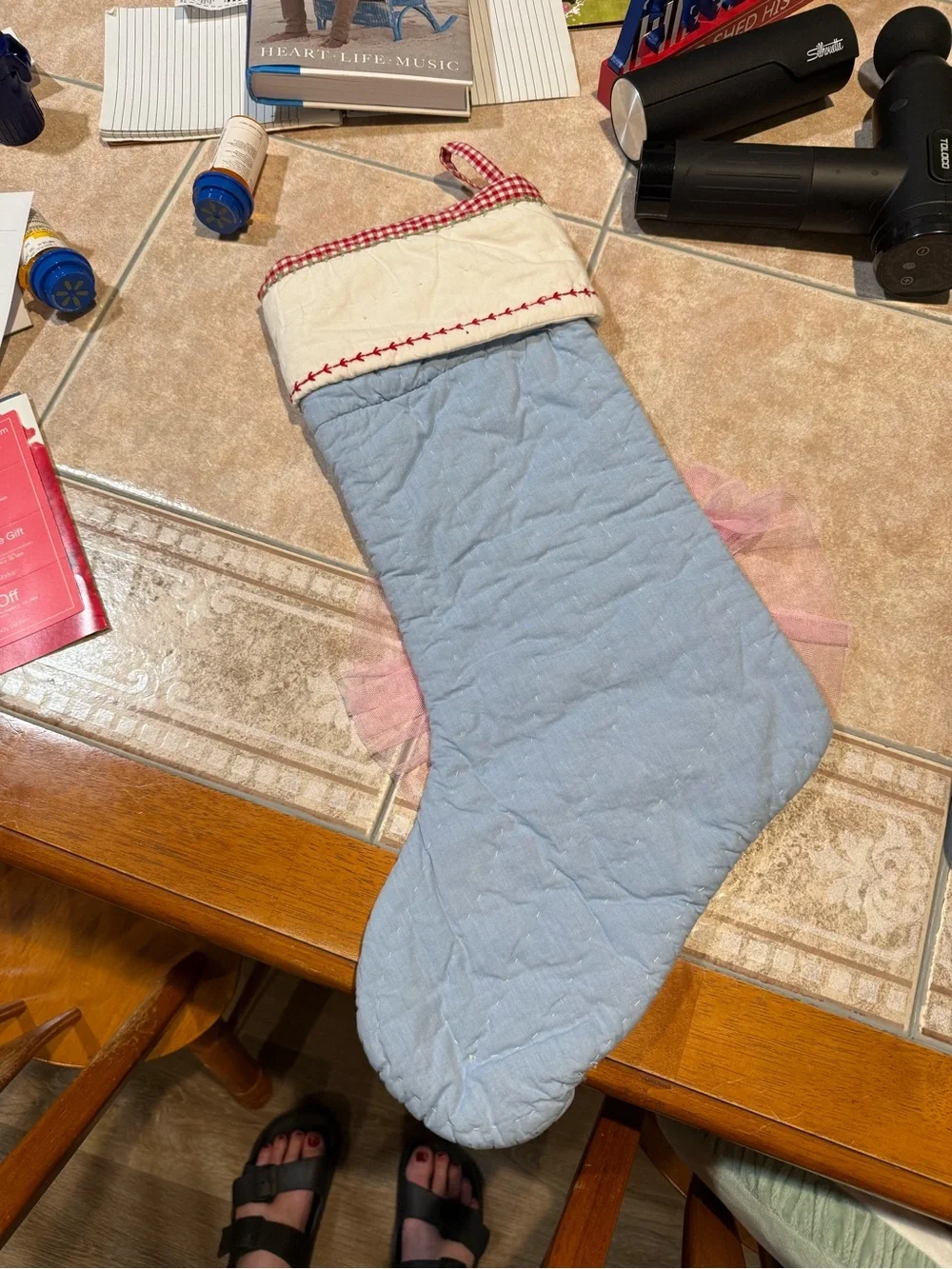 Pottery Barn kids Ballerina Christmas Stocking